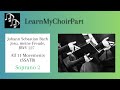 J.S.  Bach - "Jesu, meine Freude" BWV 227 (SSATB) - Soprano 2 Practice