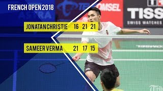 Jonatan Christie Sukses Kalahkan Wakil India di French Open 2018