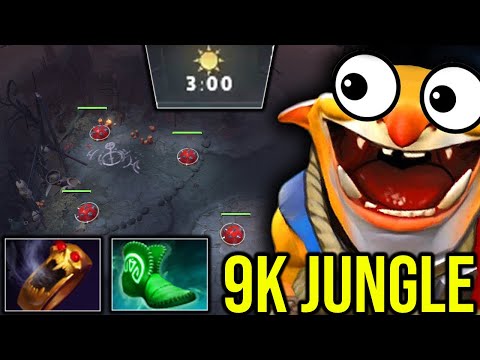 Get this items in 3Minutes as Jungle - OMG 9K MMR Techies Fountain Farm!!