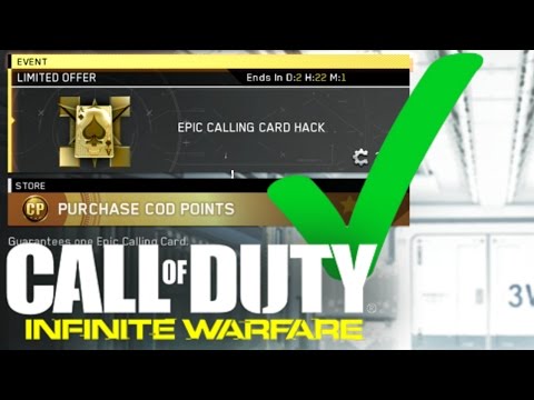 Infinite Warfare: NEW "Epic Calling Card Hack" OPENING - IS IT WORTH IT? Video