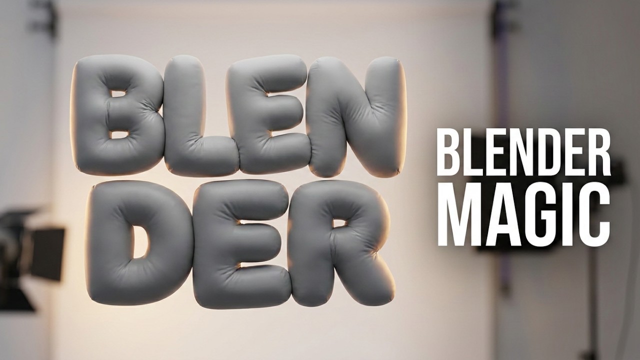 Blender Tutorial: 15 Essential Tools, Effects & Modeling Techniques