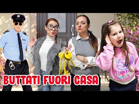 MARTINA MISSY E MAMMA TY, BUTTATE FUORI CASA DALLA PADRONA DI CASA E LA POLIZIA, MA PAPÀ  SALVO...