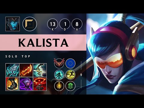 Kalista Top vs Maokai: Legendary - EUW Grandmaster Patch 25.S1.1