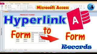 ms access hyperlink to form records  ms access  Ro