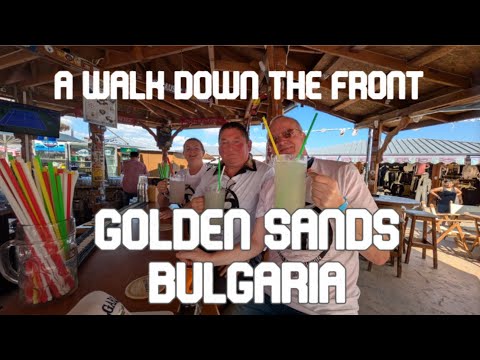 Golden Sands Bulgaria a walk down the Front Promenade       #bulgaria #goldensands #blacksea