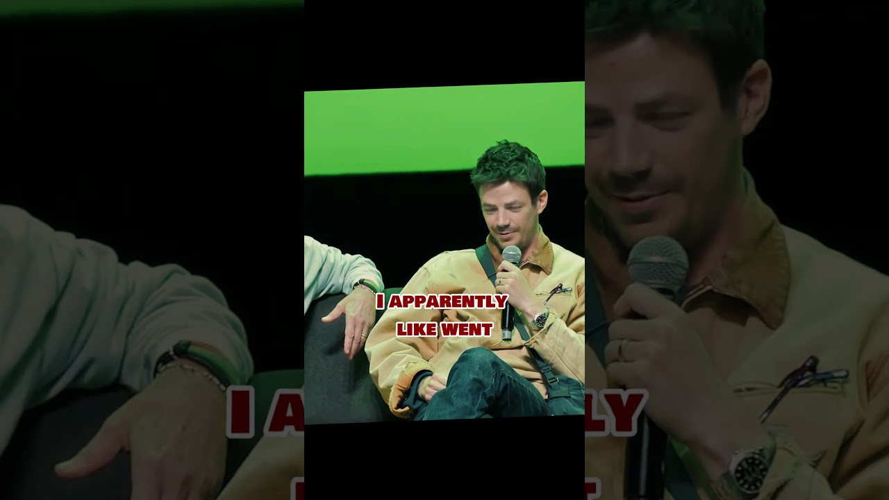 Grant Gustin Reaction to Tyler Hoechlin As Superman