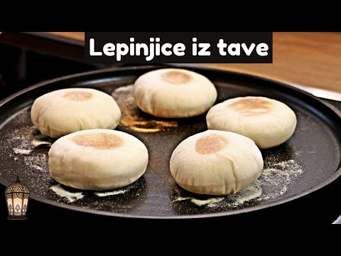 LEPINJICE IZ TAVE, ZA KOJIMA DJECA LUDE - BATBOUT LEPINJE - BEZ JAJA I MLIJEKA - POGAČICE IZ TAVE