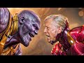 Iron Trump Fights Thanos For The Infinity Stones