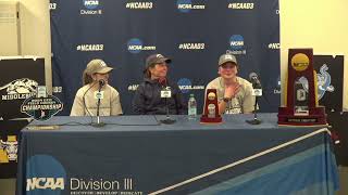 2024 Middlebury Field Hockey NCAA Championship Postgame Press Conference