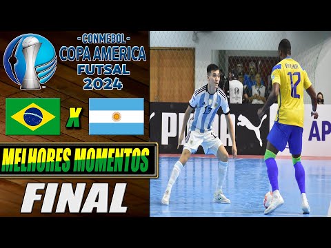 Brasil X Argentina | FINAL | Copa América de Futsal 2024 (10/02/2024)