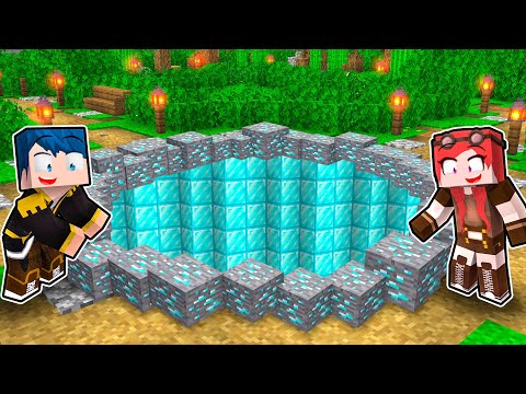 HO TROVATO UNO STRANO BUCO DI DIAMANTE SU MINECRAFT!