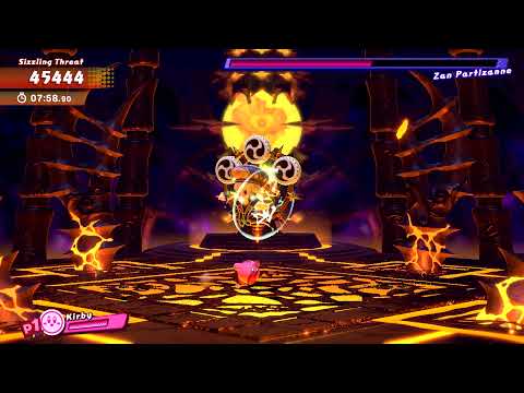 Kirby Star Allies - Zan Partizanne battle 1