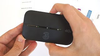 How To Set Up the Three 4G Plus MiFi Device - Huawei E5783B Mobile WiFi Router Unboxing