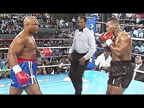 Mike Tyson (USA) vs George Foreman (USA) | Fight Highlights