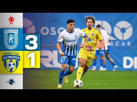 Rezumat Universitatea Craiova - Unirea Slobozia 3-1. Victorie și clasare pe locul doi pentru olteni