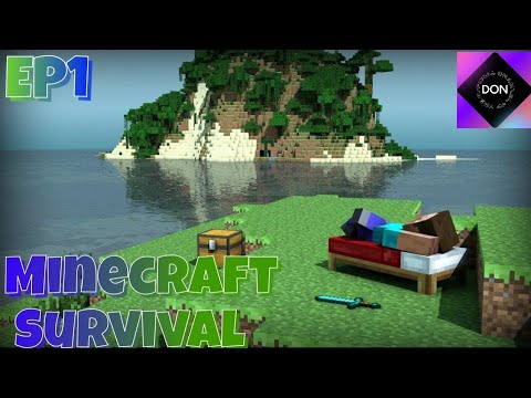 Don Plays - Time To Live In My Own World 🤩 | Minecraft Survival Series EP-1