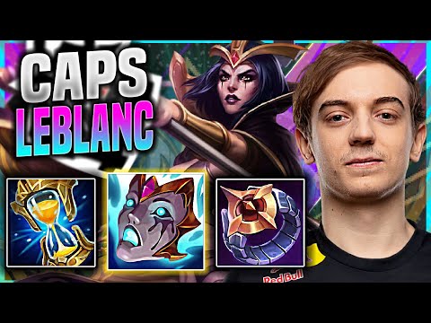 CAPS CHILLING WITH LEBLANC! - G2 Caps Plays Leblanc MID vs Irelia! | Season 11