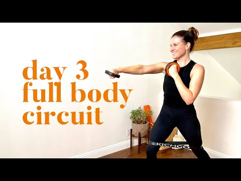 Day 3: MOVEMENT: 30 min Full Body Circuit Workout with Kit Rich #revivereset