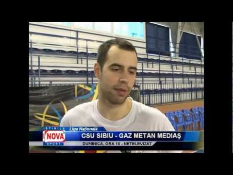 Titus Nicoară despre CSU Sibiu vs Gaz Metan - NovaTv