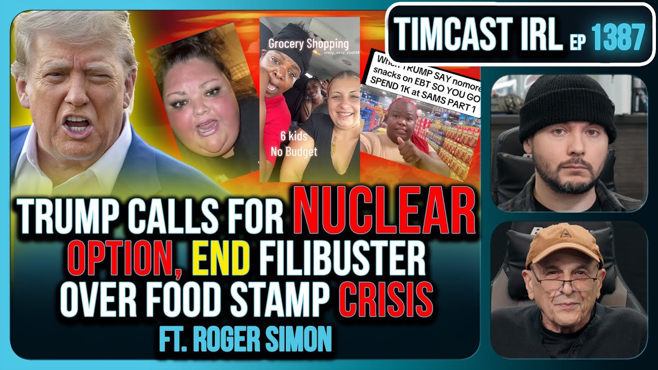 Trump Calls For NUCLEAR OPTION, END Filibuster Over Food Stamp Crisis | Timcast IRL