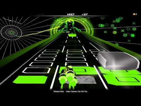 Let´s Audiosurf 8 Bit Tunes #26 [HD] - Wicked Sick / Video Games can kill you! -
