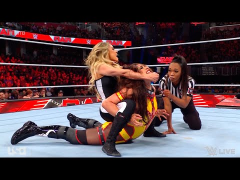 Trish Stratus vs. Raquel Rodriguez Money in the Bank Qualifying Match - WWE RAW 6/19/2023