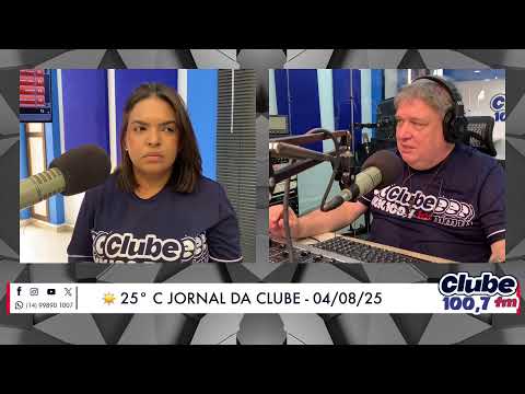 Jornal da Clube - 04/08/2025 - Edição do Almoço