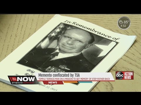 Memento confiscated by the TSA