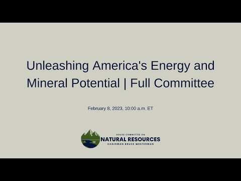 Erik Milito testifies on America's energy and mineral potential
