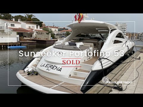[SOLD] - Sunseeker Portofino 53 - La Sirena - Privilege Yacht