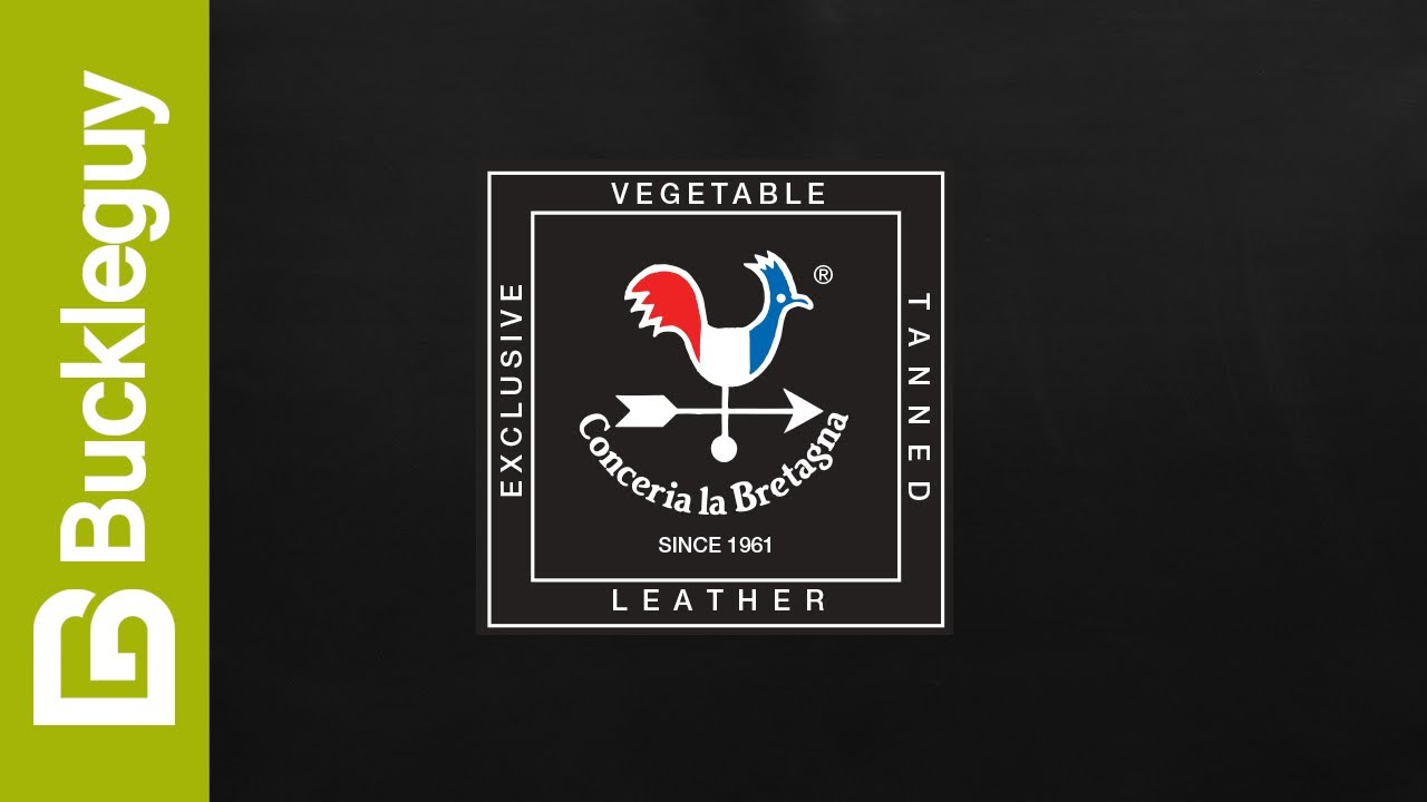 Conceria La Bretagna, Cowboy | Black | Veg Tan Leather Demo