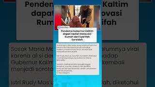 Pendemo Gubernur Kaltim Malah Dapat Hadiah dari Syarifah Suraidah Berupa Renovasi Rumah