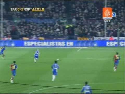 FC Barcelona vs Espanyol Barcelona goals (21/02/09) HQ