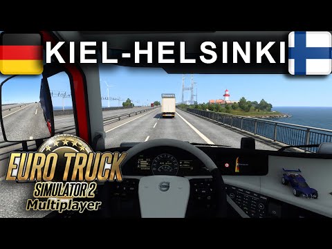ETS2 MP | Kiel (D) - Helsinki (FIN) | Timelapse