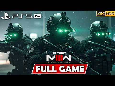 CALL OF DUTY MODERN WARFARE 3 (PS5 PRO) Gameplay Walkthrough Full Game Campaign [4K 60FPS HDR]