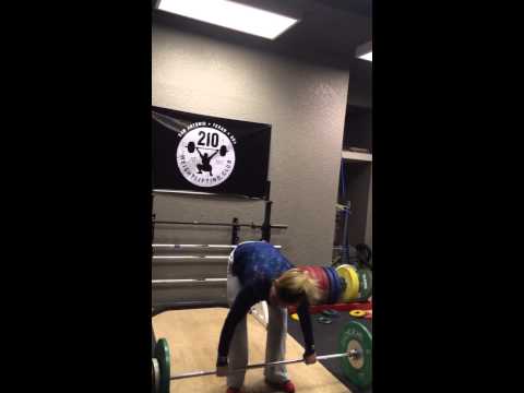 Tasha 50kg muscle squat snatch