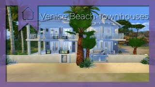 Sims 4 Speed Build: Venice Beach Townhouses