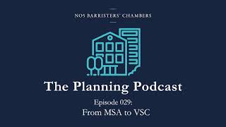 The Planning Podcast Ep 029   From MSA to VSC