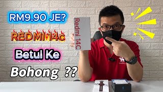 Phone Gaming Xiaomi Murah Redmi 14c 128GB TEMU Flash Sale Rm9.90 je? Betul ke Scam?