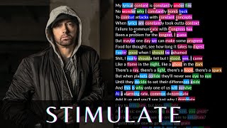 Eminem - Stimulate | Rhymes Highlighted
