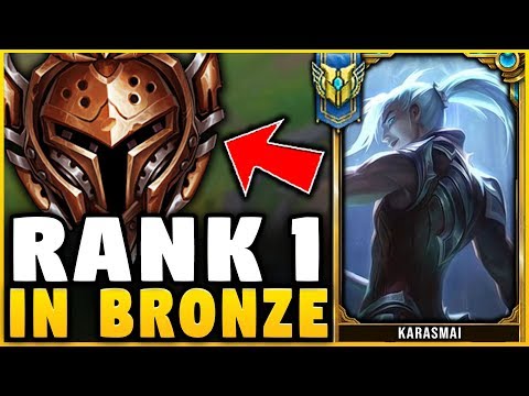 I TOOK MY KAYN INTO BRONZE FOR THE FIRST TIME! RANK 1 KAYN WORLD VS LOWEST RANKS - League of Legends