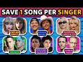 SAVE ONE SONG PER SINGERS ️ Most Popular Singers Bands Music Quiz 2025