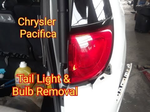 Chrysler Pacifica  Tail light & Bulb Removal Replacement  ( 2017 to Present )