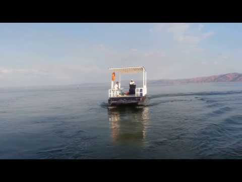 Boarding the Umbozha House Boat