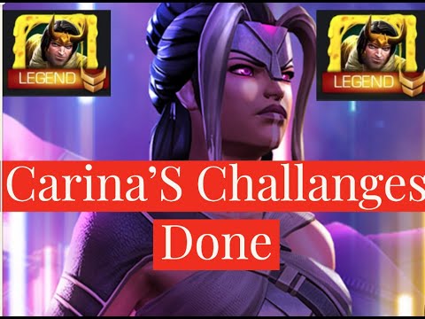 Carina's Challenges All Are Done