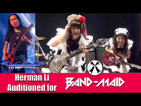 DragonForce Herman Li Band-Maid Audition with Miku Kobato & Kanami Tōno