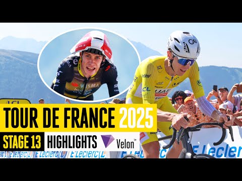 A brutal mountain TT 🚀 Tour de France 2025 Stage 13 Highlights