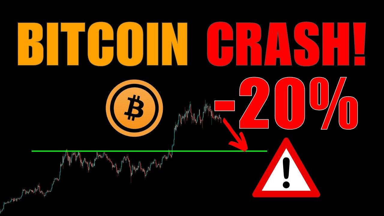 ⚠️ BITCOIN CRASH ⚠️ IMMINENT?! ⚠️