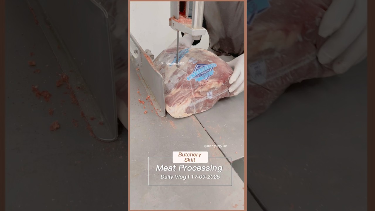 Meat Processing Skill #machine #bbqmeat #meatprocessing #meat #butcheryskill #meatmarket #bbqfood