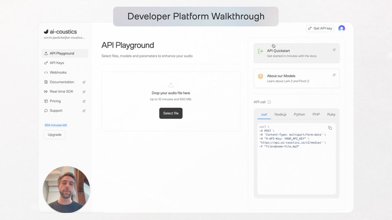 Introducing the new ai-coustics developer platform